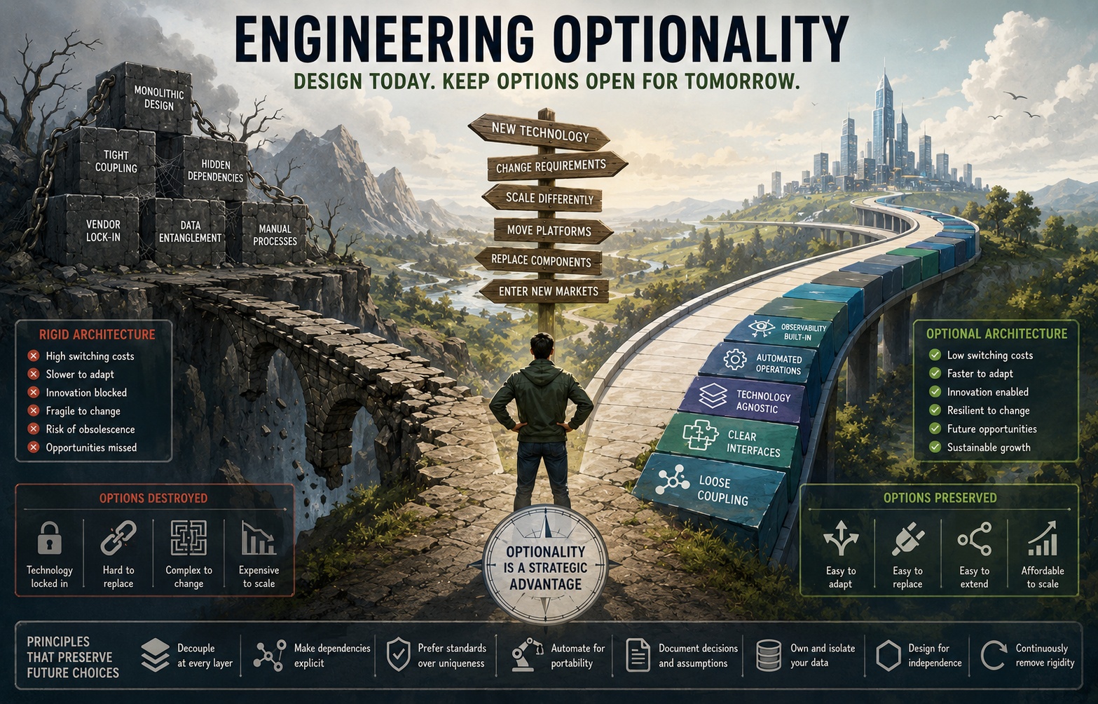 Engineering Optionality: Why Great Systems Always Preserve Future Choices