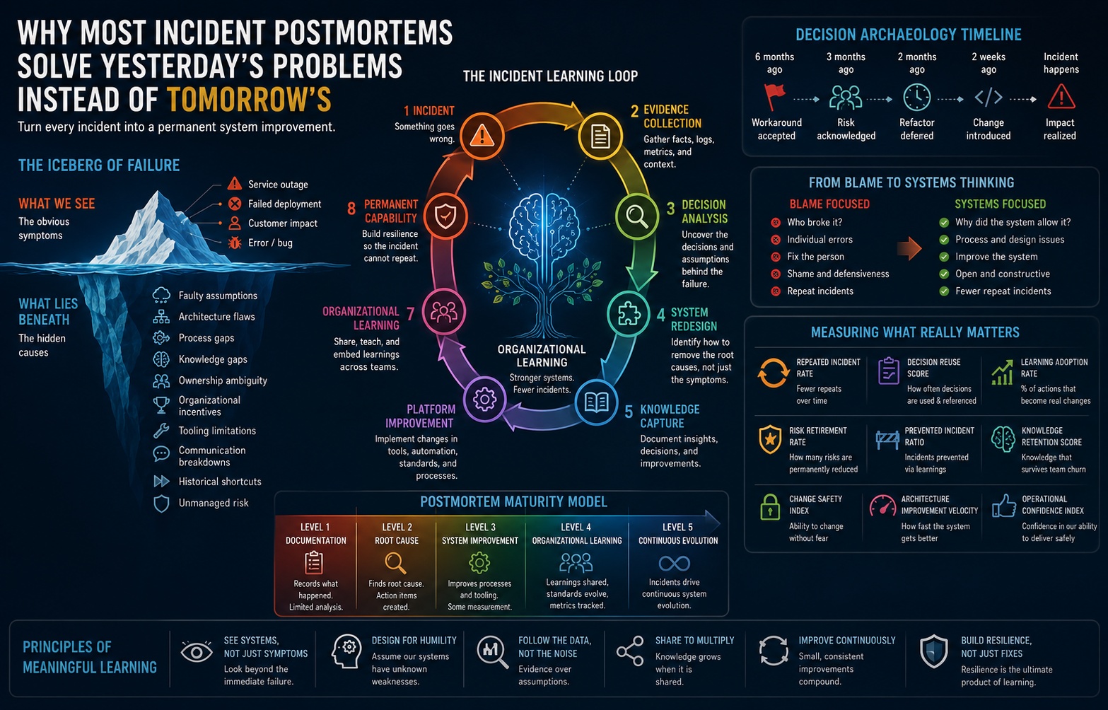 Why Most Incident Postmortems Solve Yesterday's Problems Instead of Tomorrow's
