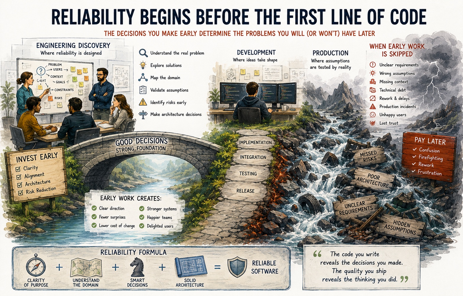 Reliability Begins Before the First Line of Code