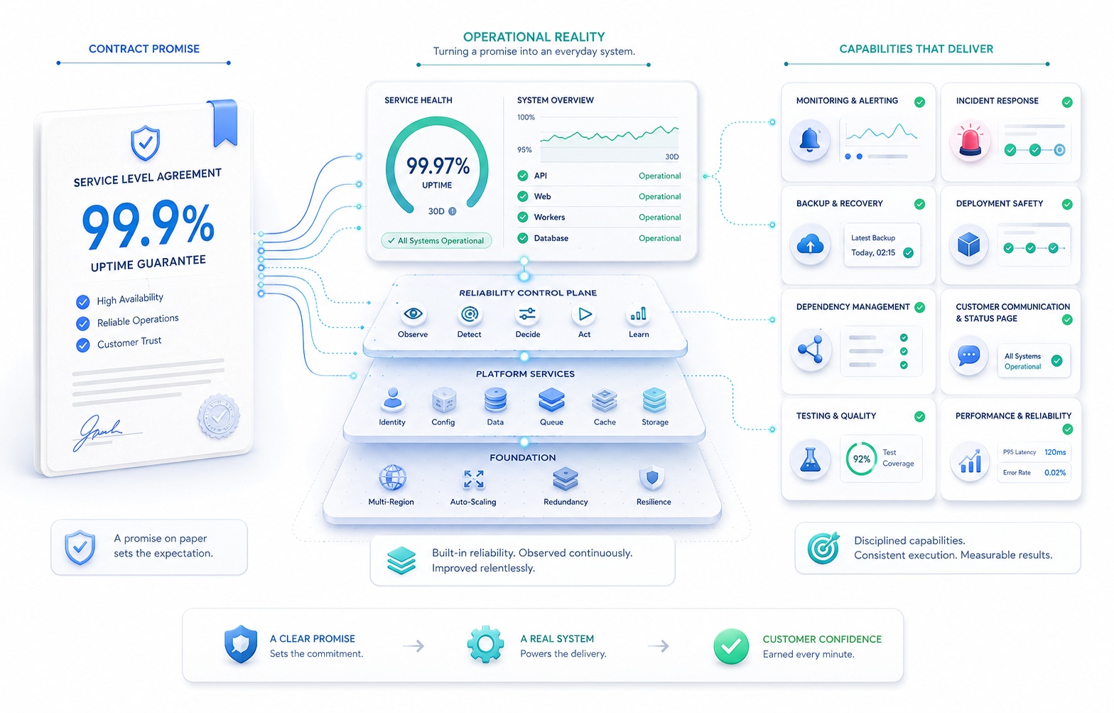 99.9% Uptime Is a Business Promise: What a Founder Should Know Before Signing an SLA